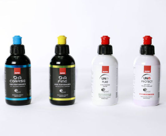 Rupes Trial Pack of 4 Polishing Compounds 125ml bottles